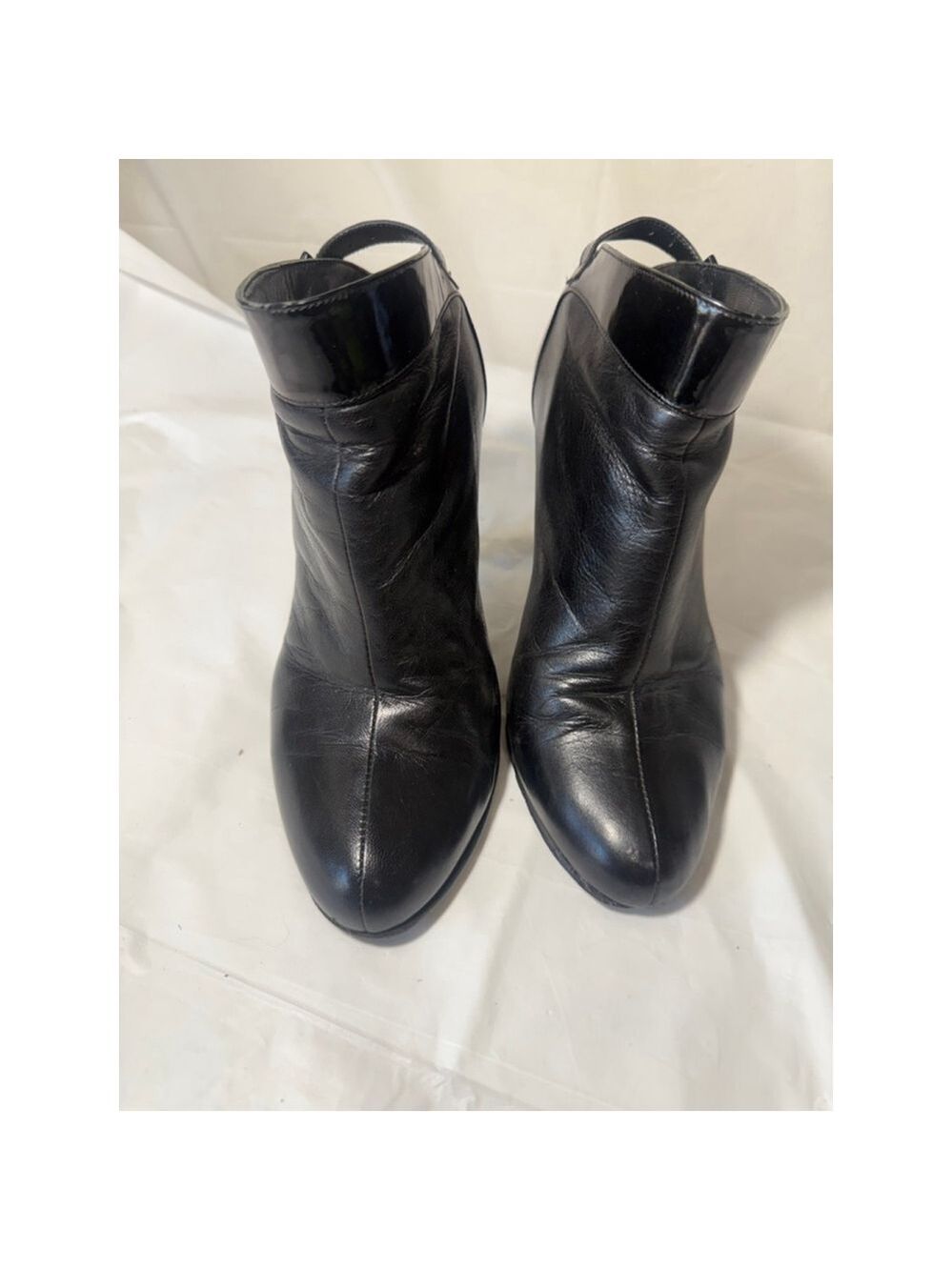 CHANEL Boots Leather Authentic size 6 - Picture 10 of 16